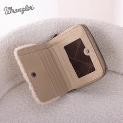 Wrangler Vintage Sherpa Bi-Fold Wallet