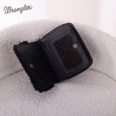 Wrangler Vintage Sherpa Bi-Fold Wallet