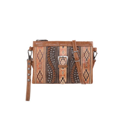 Montana West Aztec Buckle Collection Clutch/Crossbody