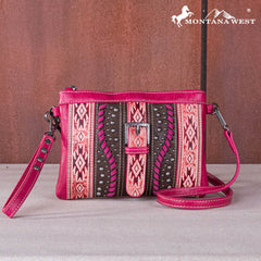 Montana West Aztec Buckle Collection Clutch/Crossbody