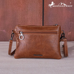 Montana West Aztec Buckle Collection Clutch/Crossbody