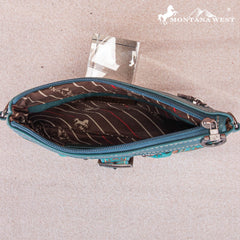 Montana West Aztec Buckle Collection Clutch/Crossbody
