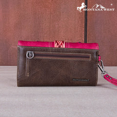 Montana West Aztec Buckle Collection Wallet