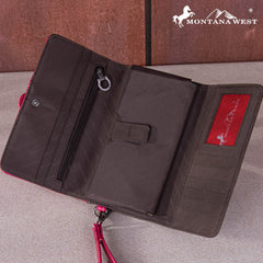 Montana West Aztec Buckle Collection Wallet