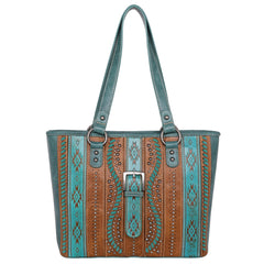 Montana West Aztec Buckle Collection Concealed Carry Tote
