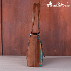 Montana West Aztec Buckle Collection Concealed Carry Tote