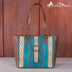 Montana West Aztec Buckle Collection Concealed Carry Tote