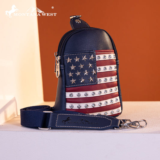 Montana West American Pride Collection Sling Bag