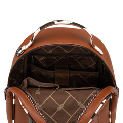 Wrangler  Cow Print Backpack With Coin Pouch - Brown