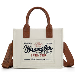 Wrangler Canvas Tote/Crossbody - Beige