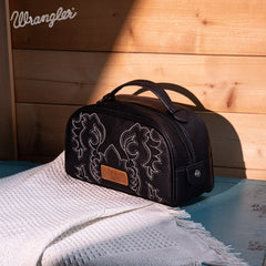 Wrangler Vintage Boot Scroll Pouch Bag