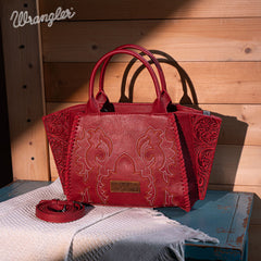 Wrangler Vintage Embroidered Boot Scroll Tote Bag