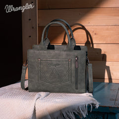 Wrangler Vintage Embroidered Boot Scroll Crossbody Bag