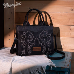 Wrangler Vintage Embroidered Boot Scroll Crossbody Bag
