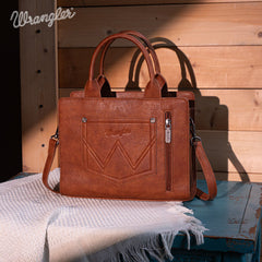 Wrangler Vintage Embroidered Boot Scroll Crossbody Bag