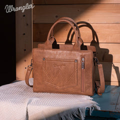Wrangler Vintage Embroidered Boot Scroll Crossbody Bag