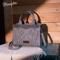 Wrangler Vintage Embroidered Boot Scroll Crossbody Bag