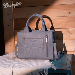 Wrangler Vintage Embroidered Boot Scroll Crossbody Bag