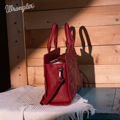 Wrangler Vintage Embroidered Boot Scroll Crossbody Bag