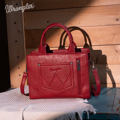 Wrangler Vintage Embroidered Boot Scroll Crossbody Bag