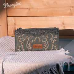 Wrangler Vintage Embroidered Boot Scroll Crossbody Bag