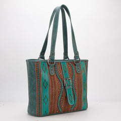 Montana West Aztec Buckle Collection Concealed Carry Tote