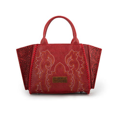 Wrangler Vintage Embroidered Boot Scroll Tote Bag