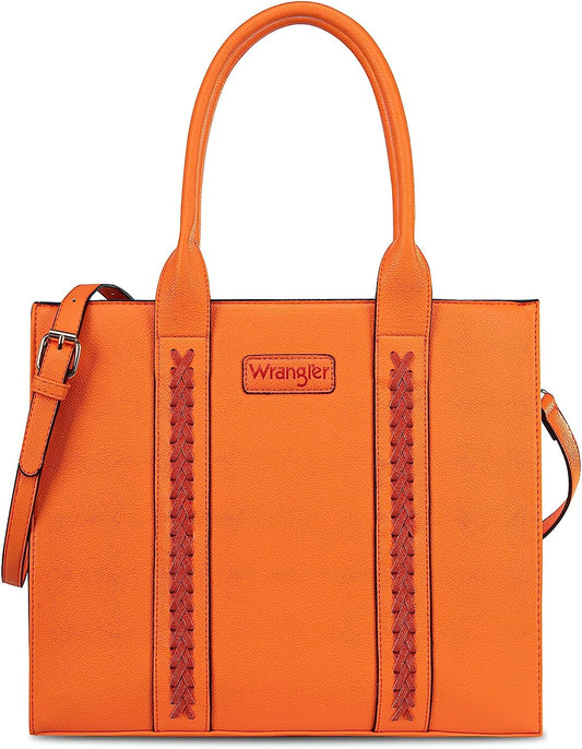 Wrangler Carry-All Tote/Crossbody - Orange